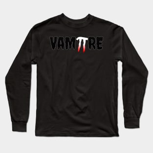 Vampire Halloween Pi fangs Long Sleeve T-Shirt